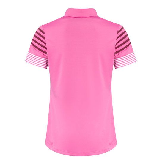 Cross W SPORTY half sleeve polo pink