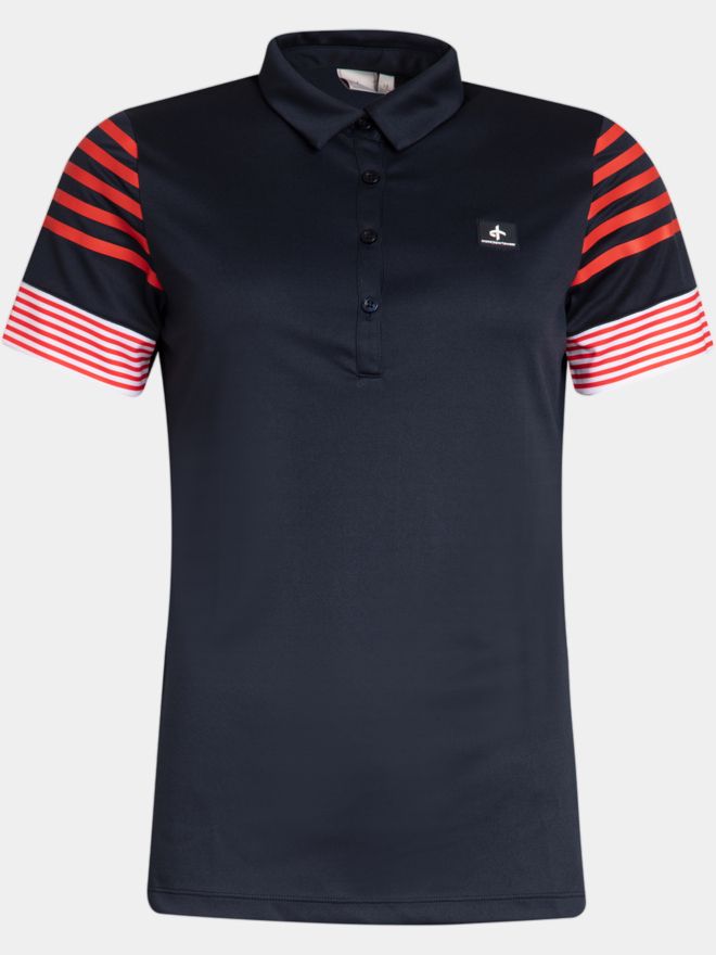 Cross W SPORTY Halbarm Polo navy