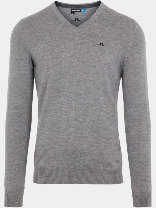 J.Lindeberg Lymann Pullover grau melange