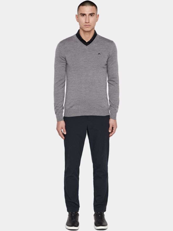 J.Lindeberg Lymann Pullover grau melange