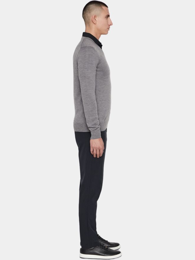 J.Lindeberg Lymann Pullover grau melange