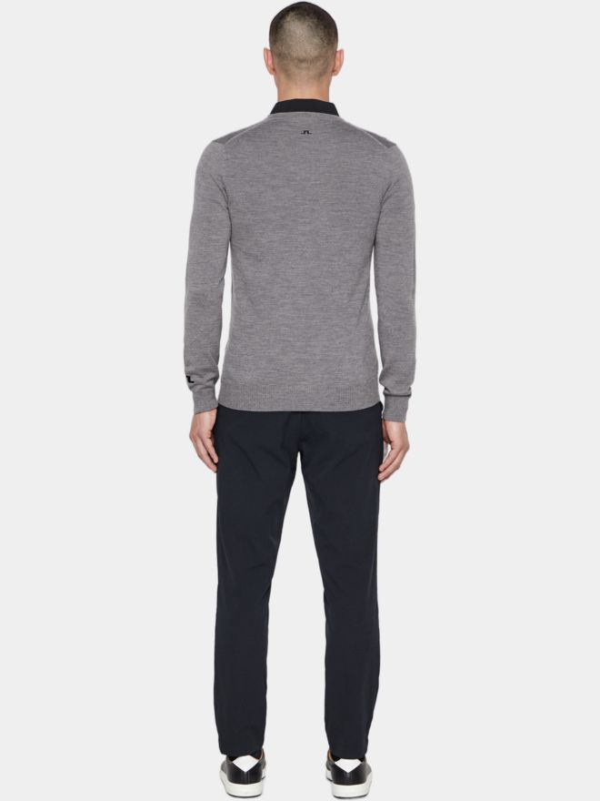 J.Lindeberg Lymann Pullover grau melange