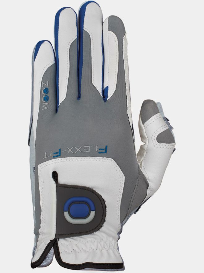 Zoom Tour glove for the left hand men white silver