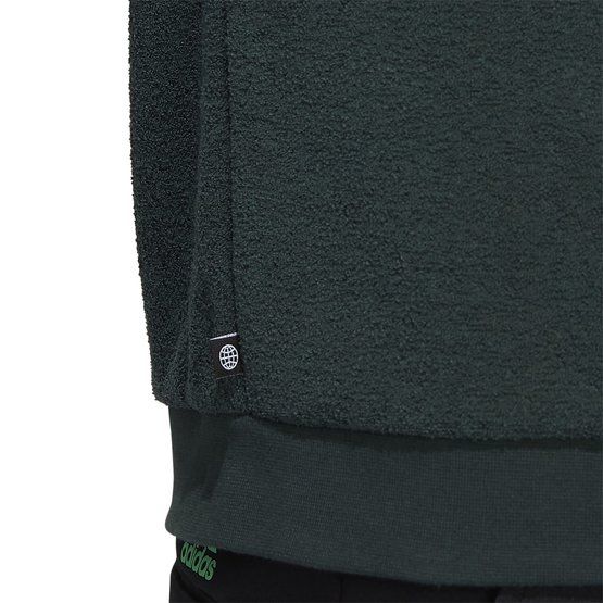 Adidas CORE CREW PULLOVER Fleece Midlayer dunkelgrün