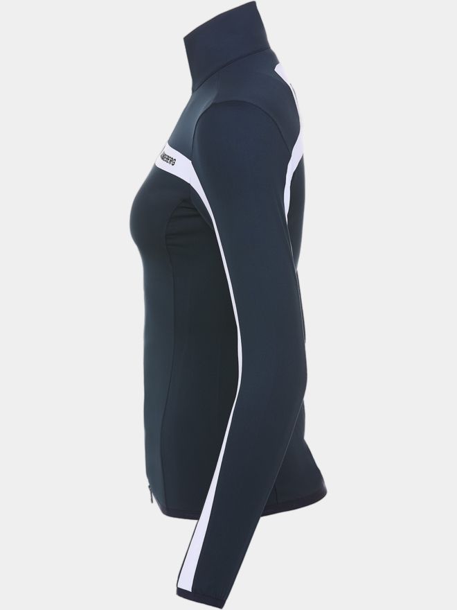 J.Lindeberg Strečová bunda Janice Mid Layer námořnická modrá