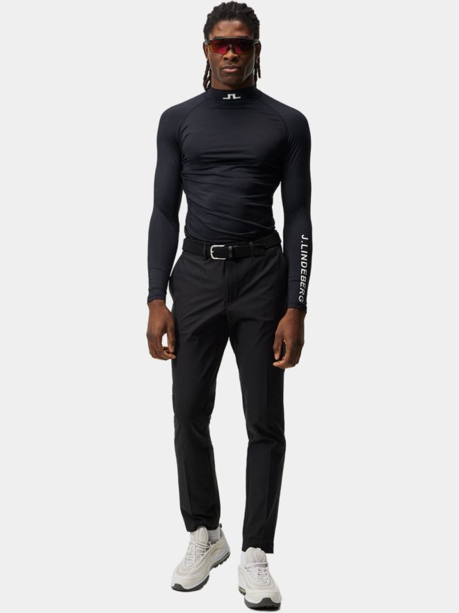 J.Lindeberg Aello Soft Compression Mock Unterzieher schwarz
