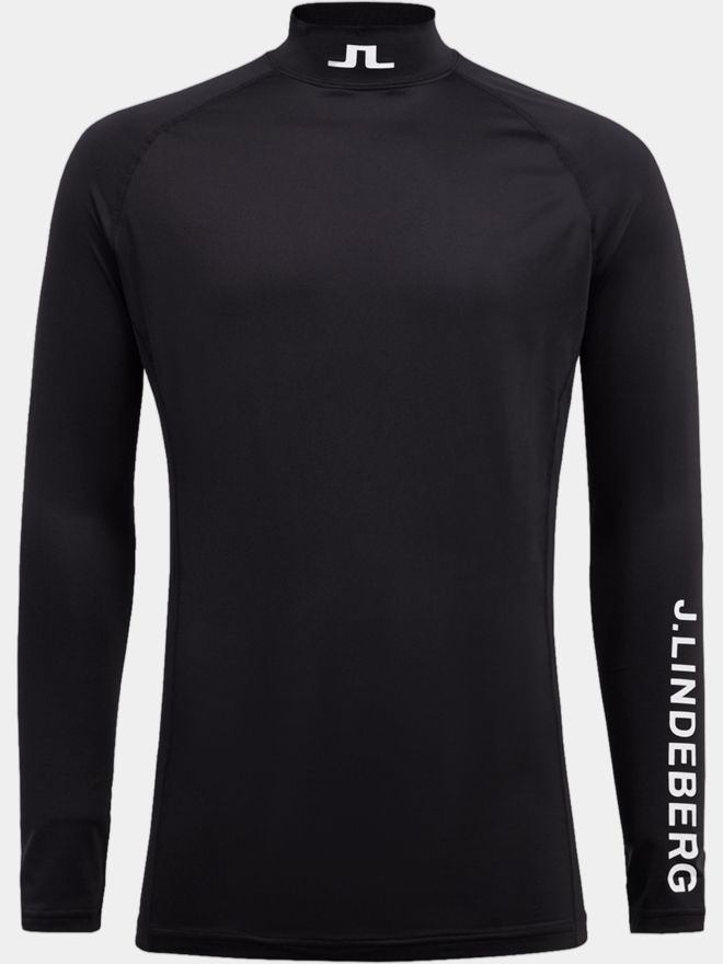 J.Lindeberg Aello Soft Compression Mock Unterzieher schwarz