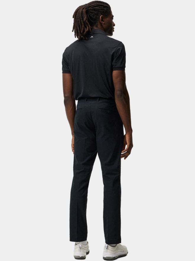 J.Lindeberg Tour Tech Reg Fit Golf Halbarm Polo schwarz