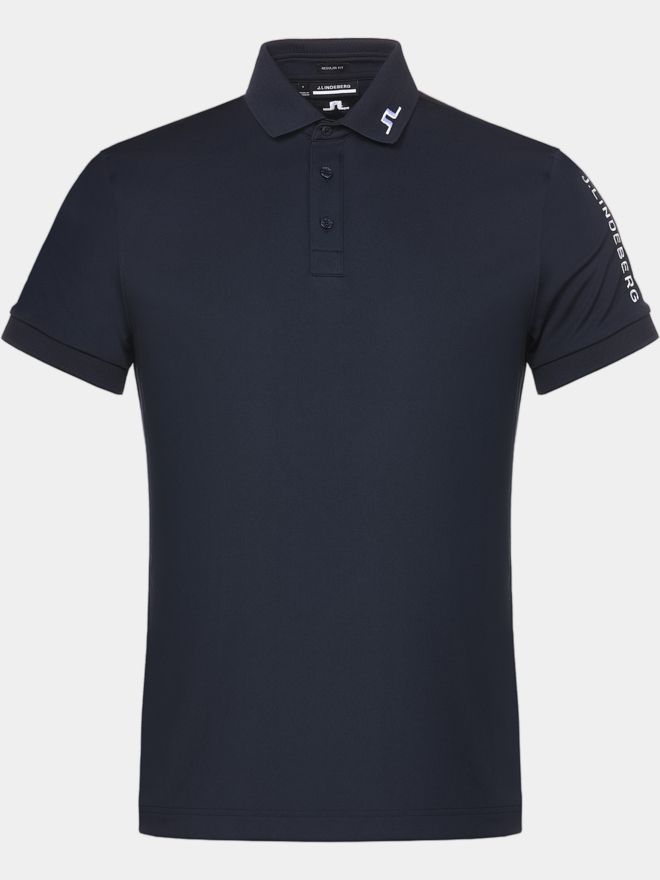 J.Lindeberg Tour Tech Reg Fit Golf Halbarm Polo navy
