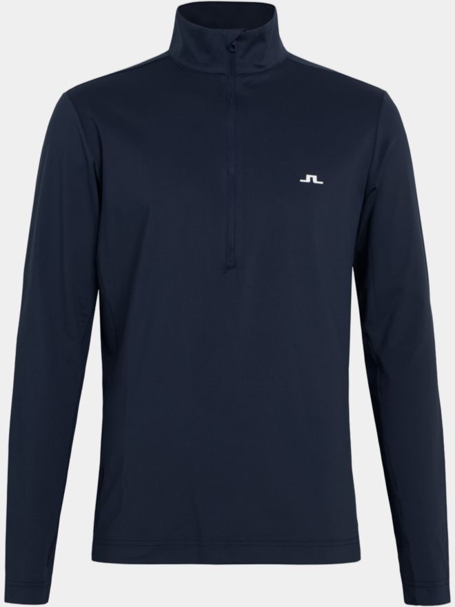 J.Lindeberg Luke Half Zip Stretch Midlayer navy