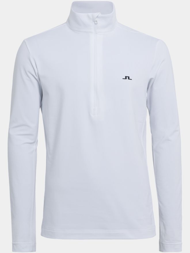J.Lindeberg Luke Half Zip Stretch Midlayer weiß