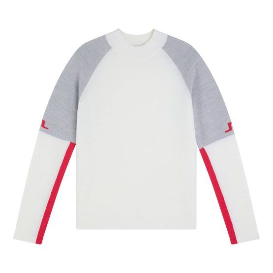 J.Lindeberg Leila Knitted Golf Sweater Knitted offwhite