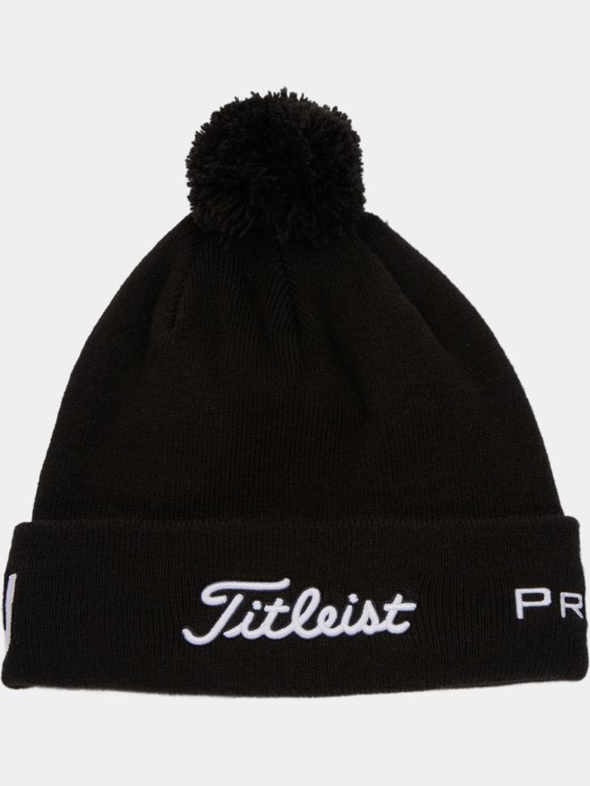 Titleist Tour Pom Pom Mütze schwarz