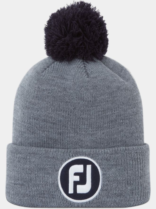 FootJoy Pom Pom Mütze grau