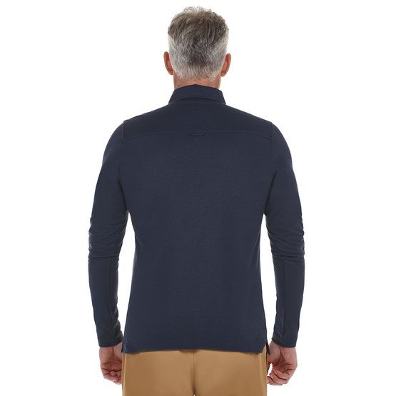 Daniel Springs Langarm Polo navy