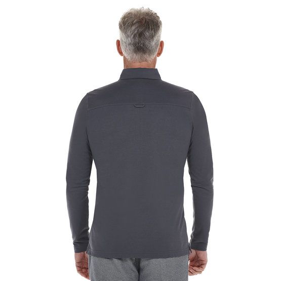 Daniel Springs Long sleeve polo anthracite
