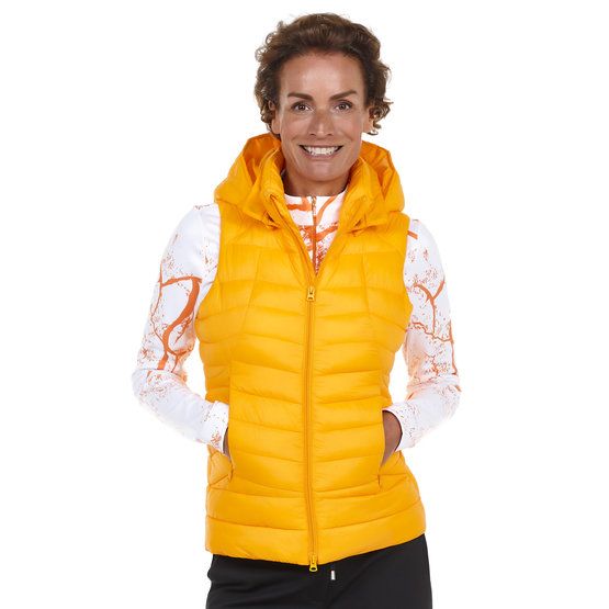 Valiente Thermo Steppweste mit Kapuze orange