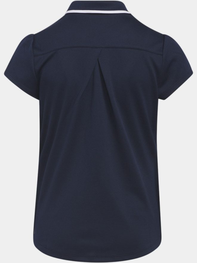 adidas GIRLS TEXTURED Halbarm Polo navy