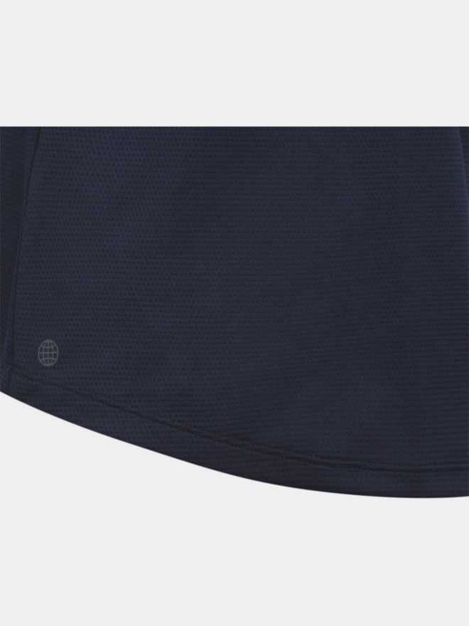 adidas GIRLS TEXTURED Halbarm Polo navy