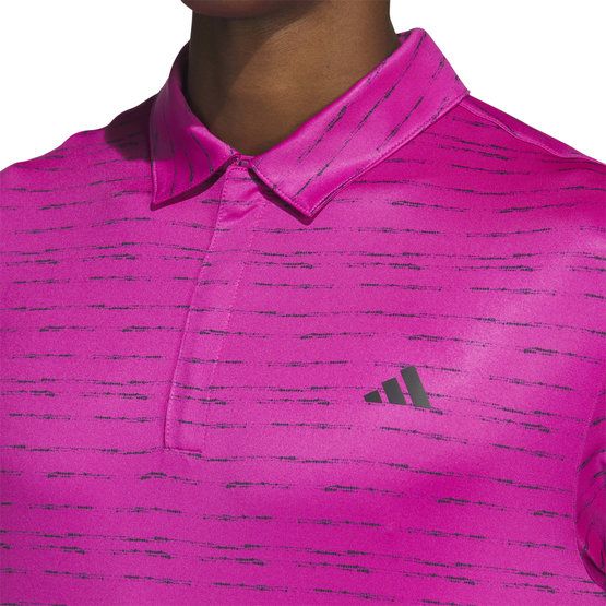 Adidas  Polokošile s polovičním rukávem STRIPE ZIPPER růžová