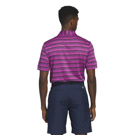 Adidas TWO COLOR STRIPE Halbarm Polo pink