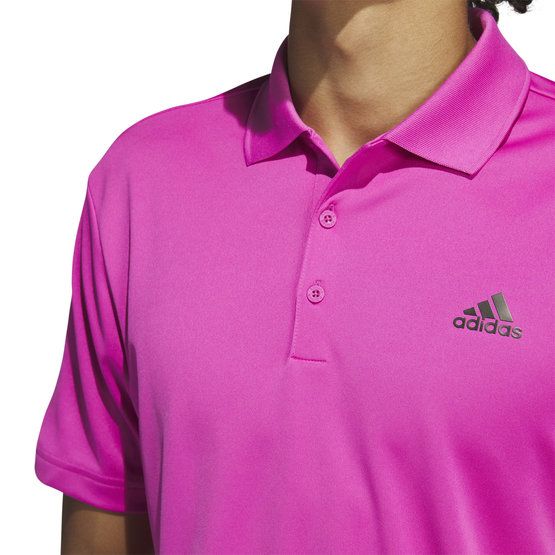 Adidas performance half sleeve polo pink