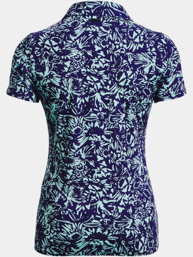 Under Armour Zinger Printed Halbarm Polo blau