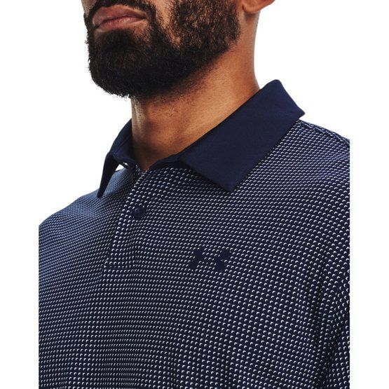 Under Armour T2G Printed Halbarm Polo navy