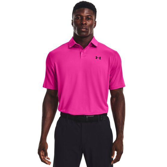 Under Armour T2G Halbarm Polo pink