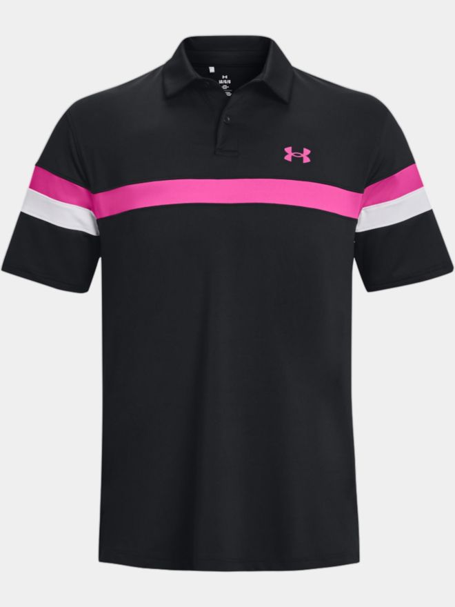 Under Armour T2G Blocked Halbarm Polo schwarz