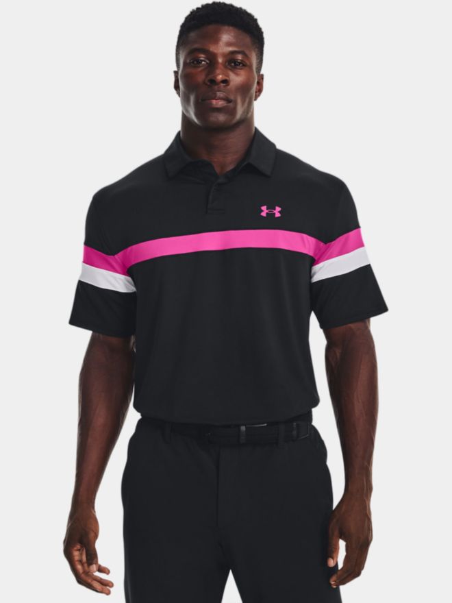 Under Armour T2G Blocked Halbarm Polo schwarz