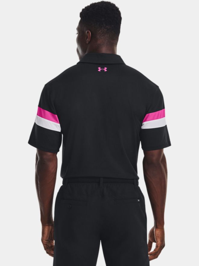 Under Armour T2G Blocked Halbarm Polo schwarz