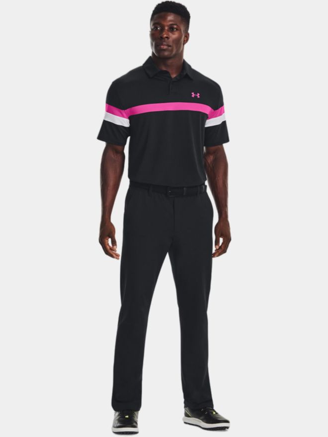 Under Armour T2G Blocked Halbarm Polo schwarz