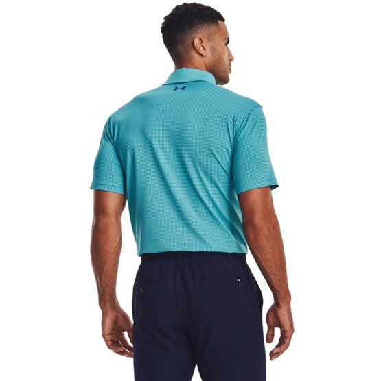 Under Armour T2G Printed Halbarm Polo türkis