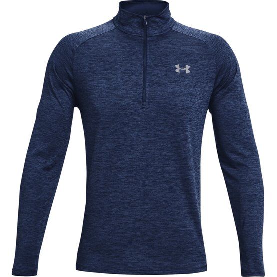 Image of Under Armour Tech 2.0 1/2 Zip Stretch Unterzieher navy