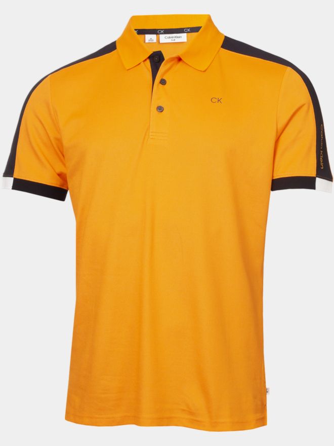 Calvin Klein MILES Halbarm Polo orange