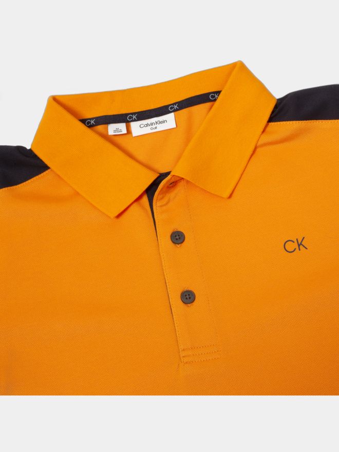 Calvin Klein MILES Halbarm Polo orange