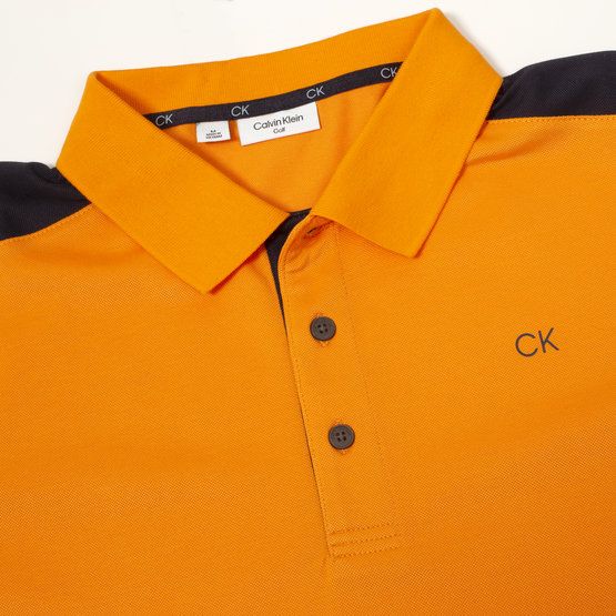 Calvin Klein MILES Halbarm Polo orange
