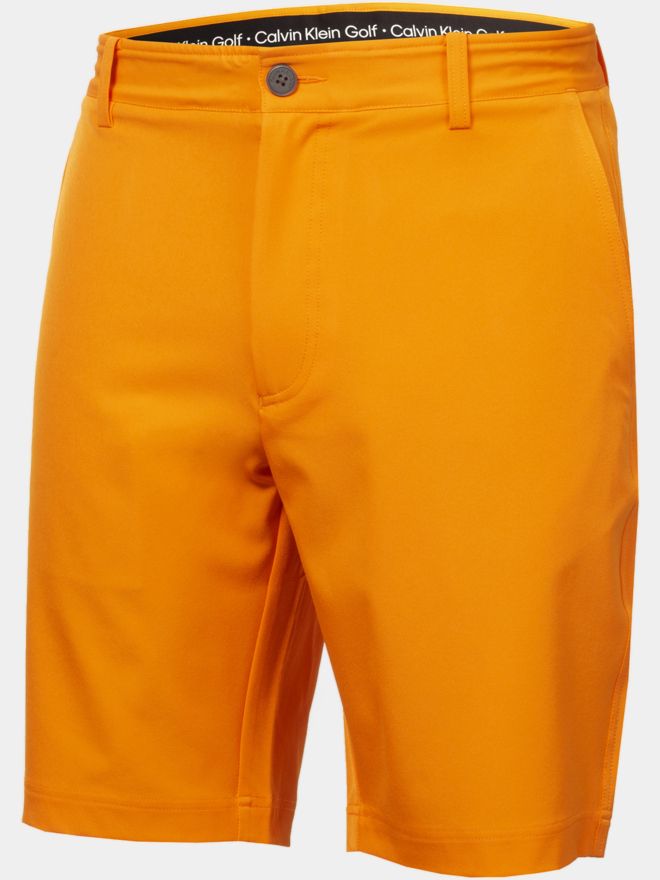Calvin Klein BULLET REGULAR FIT STRETCH Bermuda Hose orange