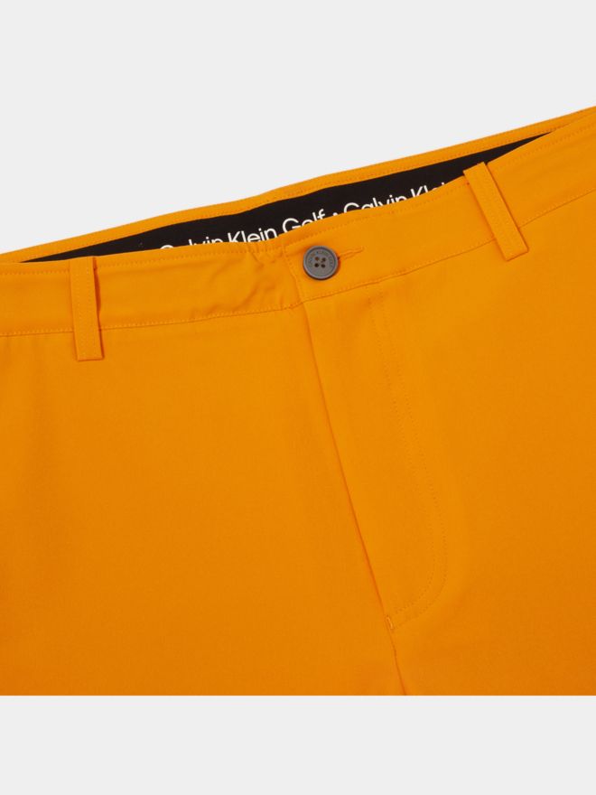 Calvin Klein BULLET REGULAR FIT STRETCH Bermuda Hose orange