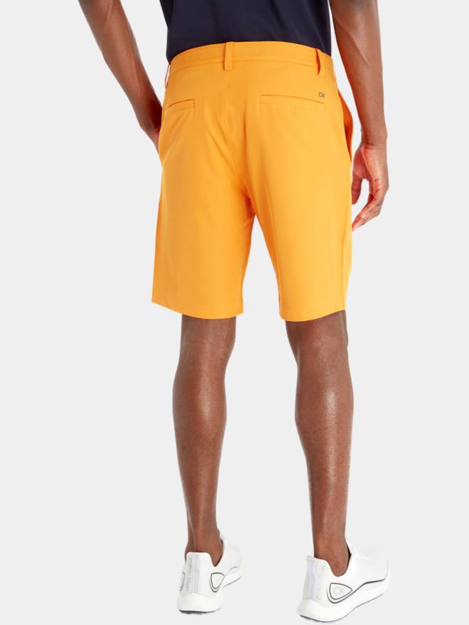 Calvin Klein BULLET REGULAR FIT STRETCH Bermuda Hose orange