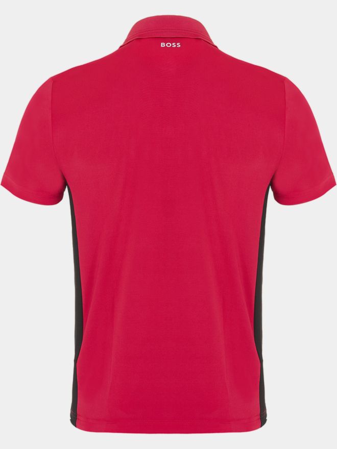 BOSS Paddytech regular fit Halbarm Polo pink