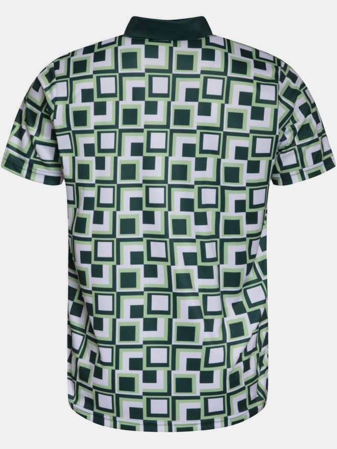 Cross M SQUARE Halbarm Polo grün