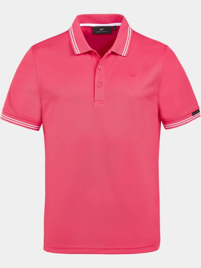 Daniel Springs basic polo half sleeve polo pink
