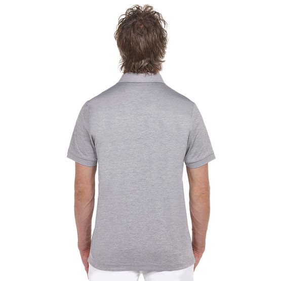 Daniel Springs polo melange half sleeve polo light gray