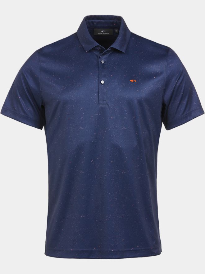 Daniel Springs Polo Halbarm mit Print navy