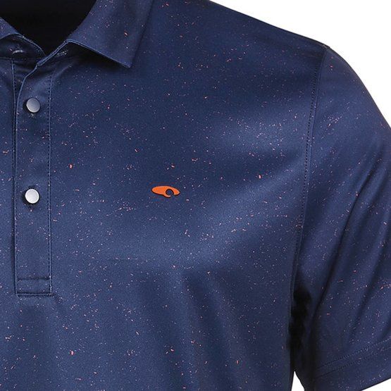 Daniel Springs print polo half sleeve polo navy