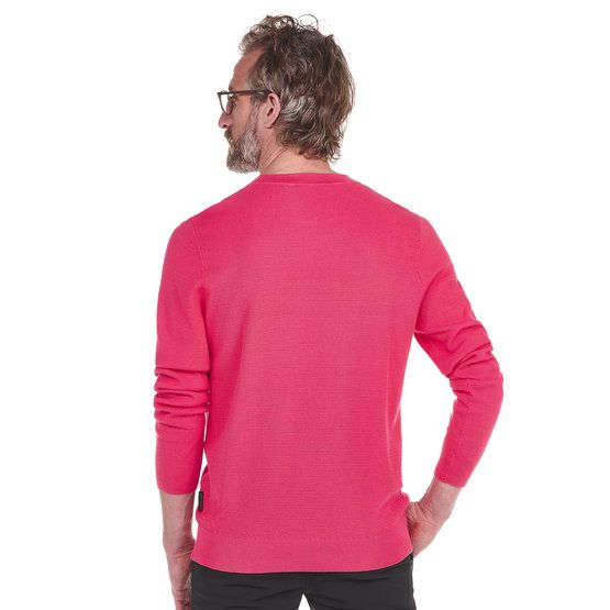 Daniel Springs basic Strickpullover pink