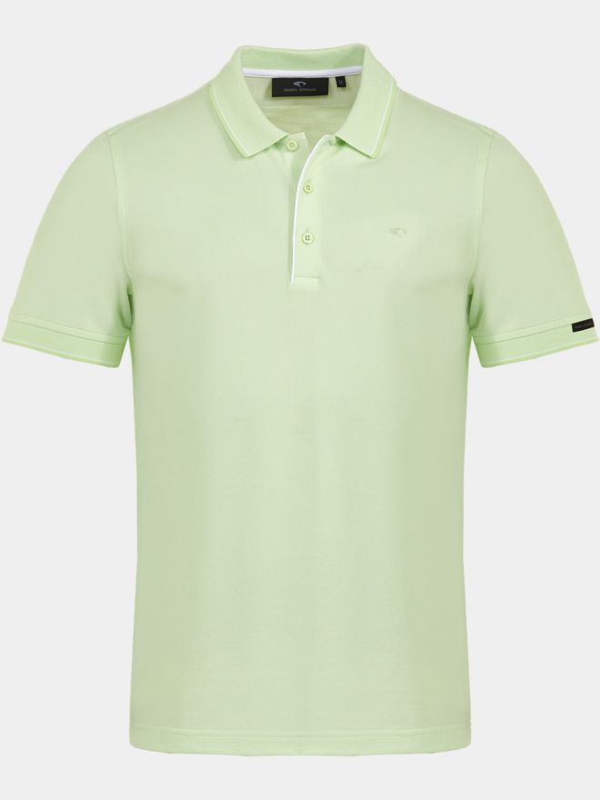 Daniel Springs basic Halbarm Polo hellgrün