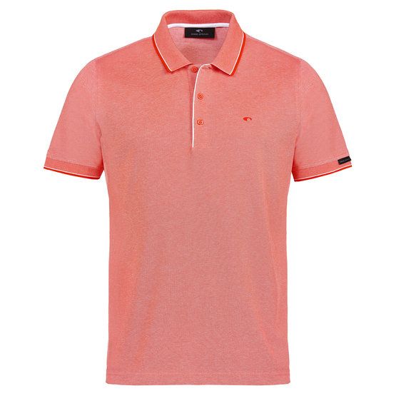 Daniel Springs basic Halbarm Polo orange